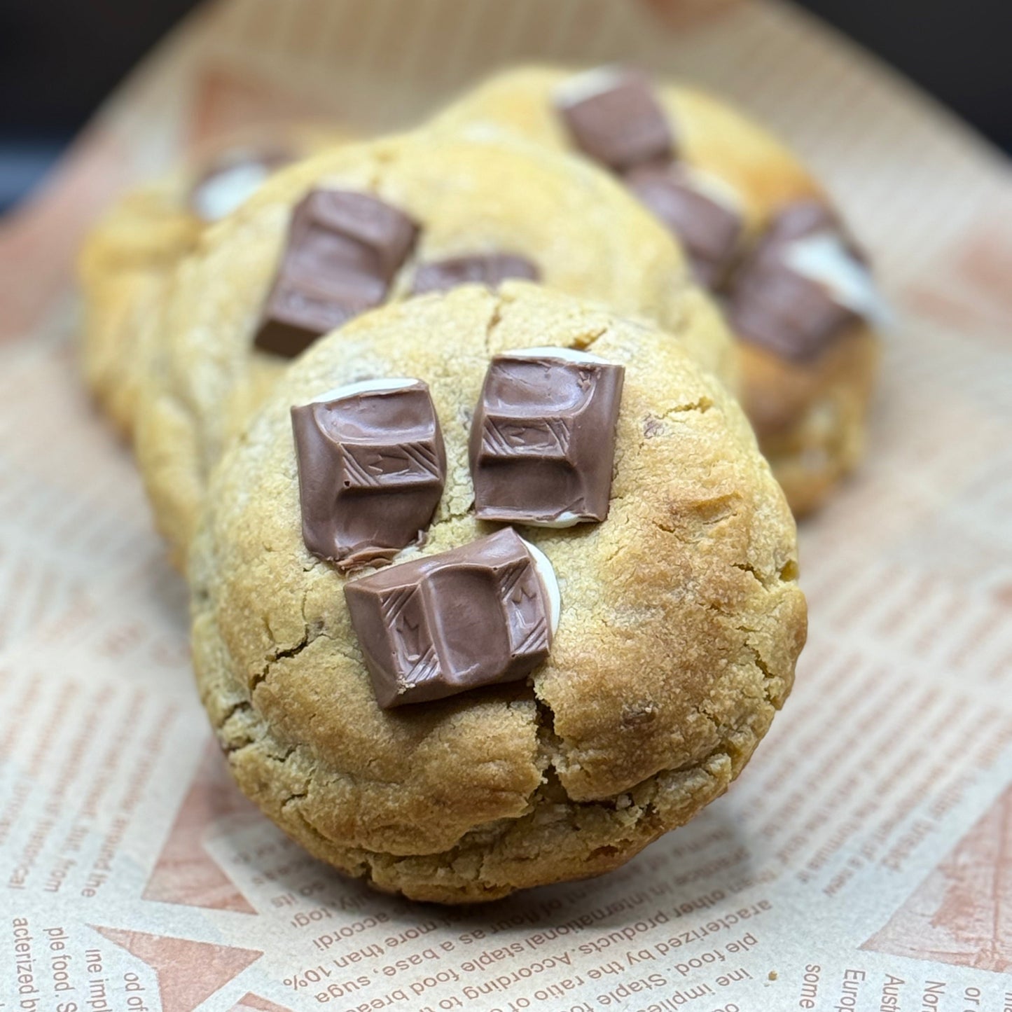 Chunky Kinder Chocolate Cookies Recipe