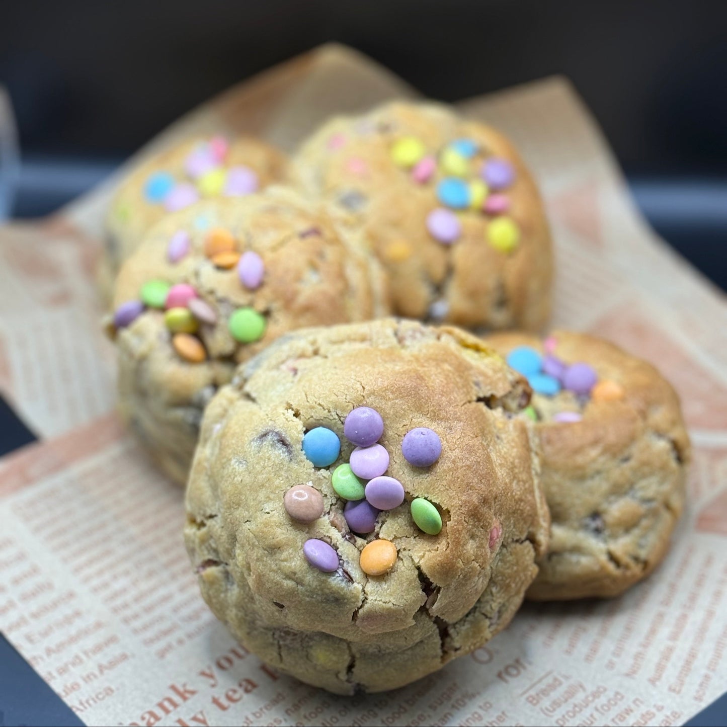 Chunky Smarties Cookies Recipe