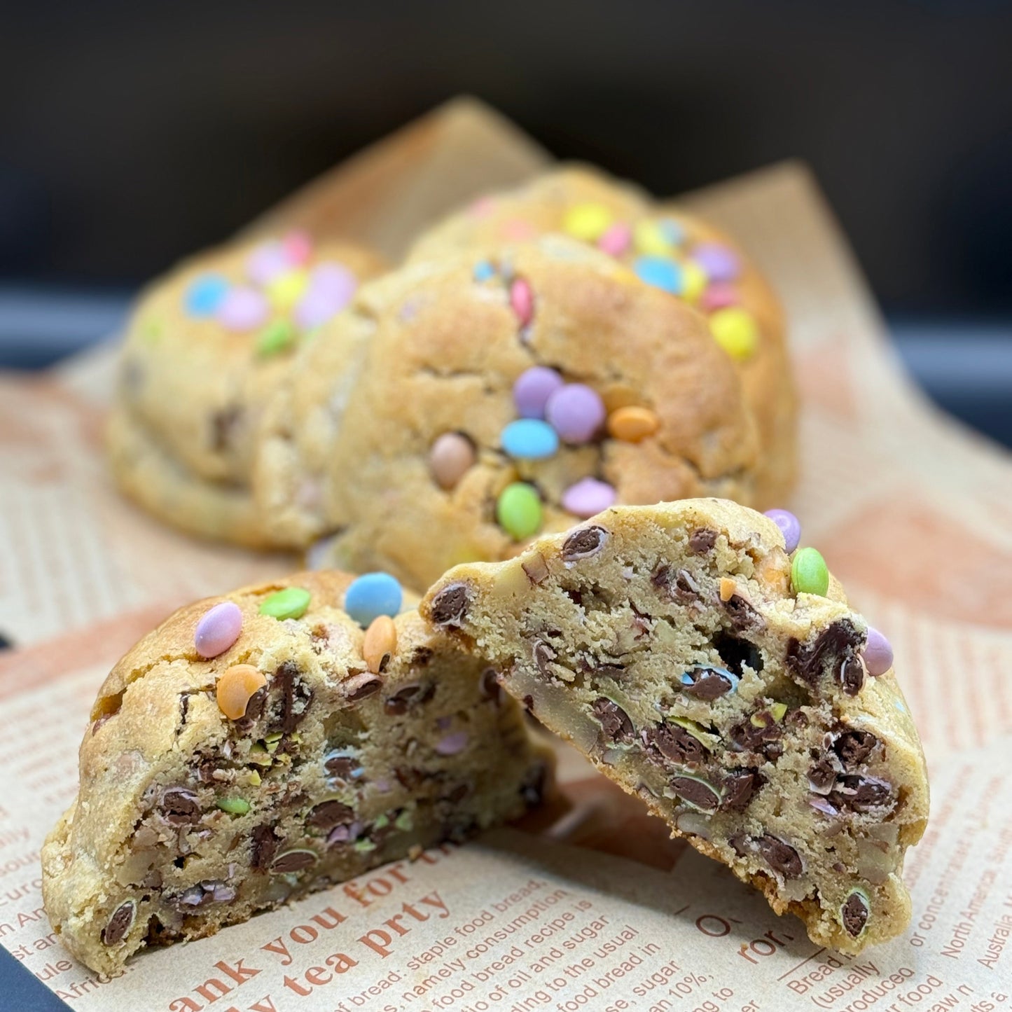 Chunky Smarties Cookies Recipe