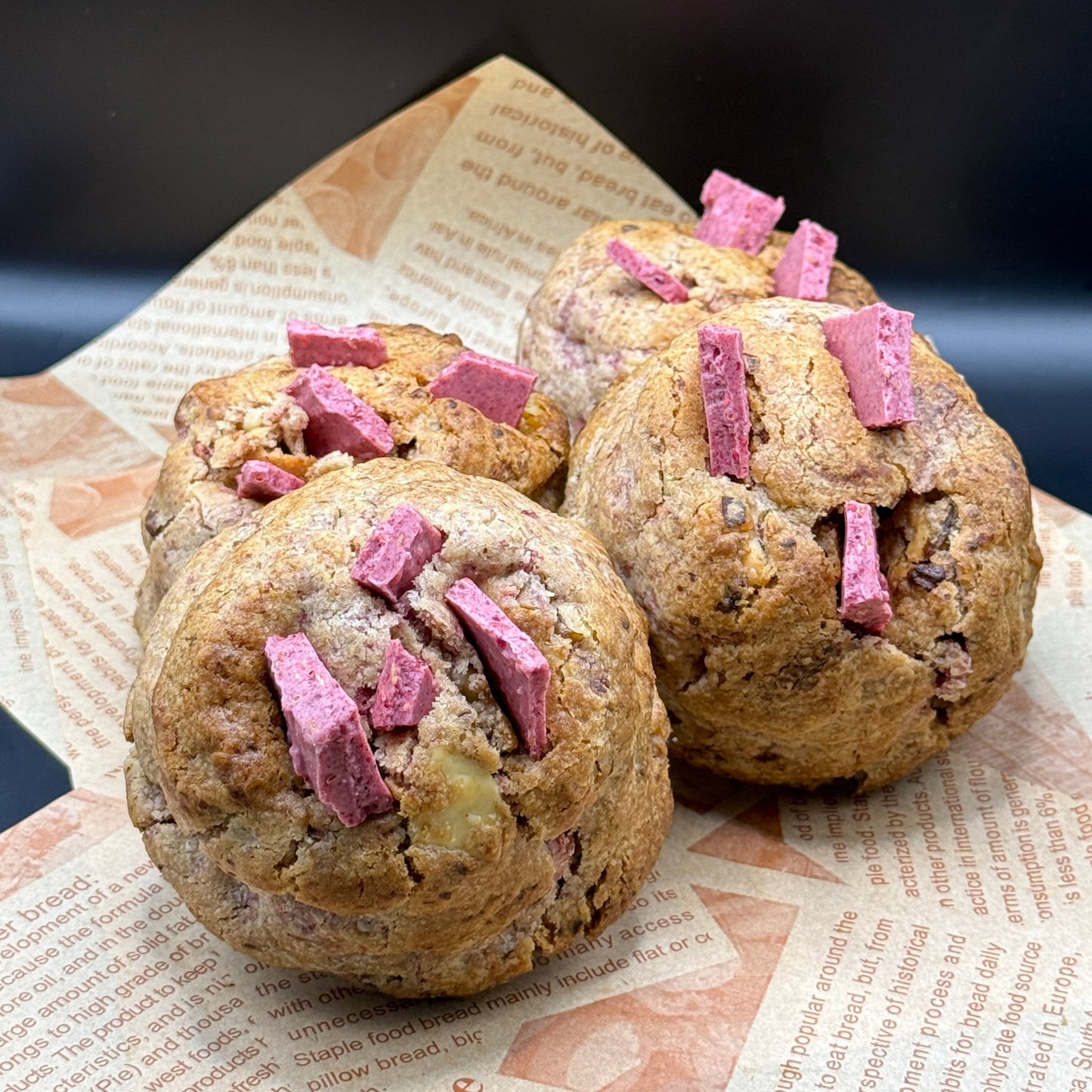 NO Chunky Raspberry Cookies Oppskrift