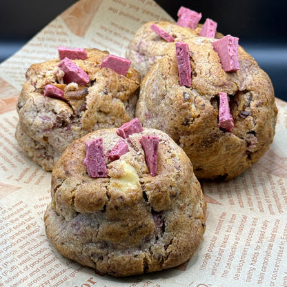 NO Chunky Raspberry Cookies Oppskrift