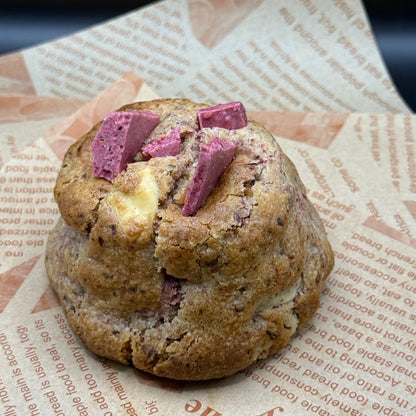 NO Chunky Raspberry Cookies Oppskrift