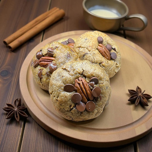 NO Chunky Pumpkin Spice Cookies Oppskrift